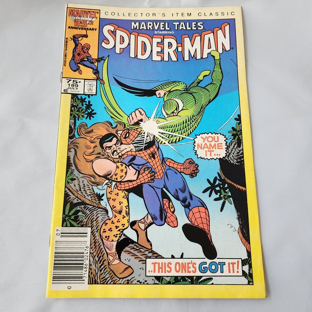 Marvel Tales Spider-Man Comic Book Collector's Item Classic July 1989